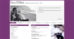 Desktop Screenshot of guygilles.com